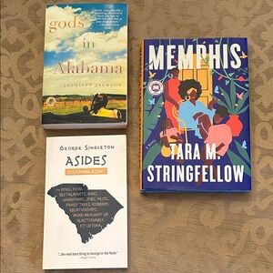 Set of Three Southern Books: Gods in Alabama, Memphis, Asides